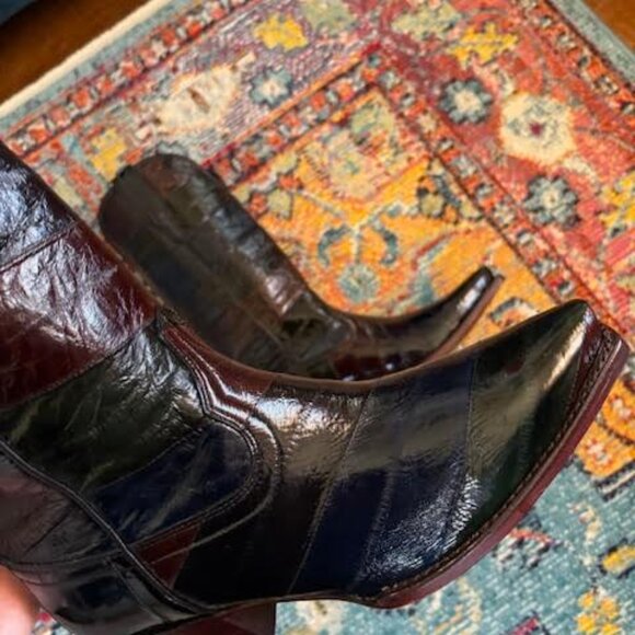 Tecovas Exotic Eel - The Annie Cowboy Boots - Picture 5 of 6